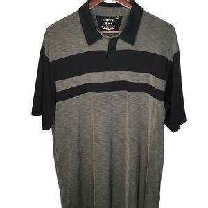 PGA Tour Men’s polo Black and Tan- Size XL - EUC.